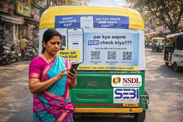 निवेशक वेरिफिकेशन को बढ़ावा देने के लिए सेबी (SEBI) और एनएसडीएल (NSDL) ने शुरू किया ‘ऑटो रिक्शा अभियान’